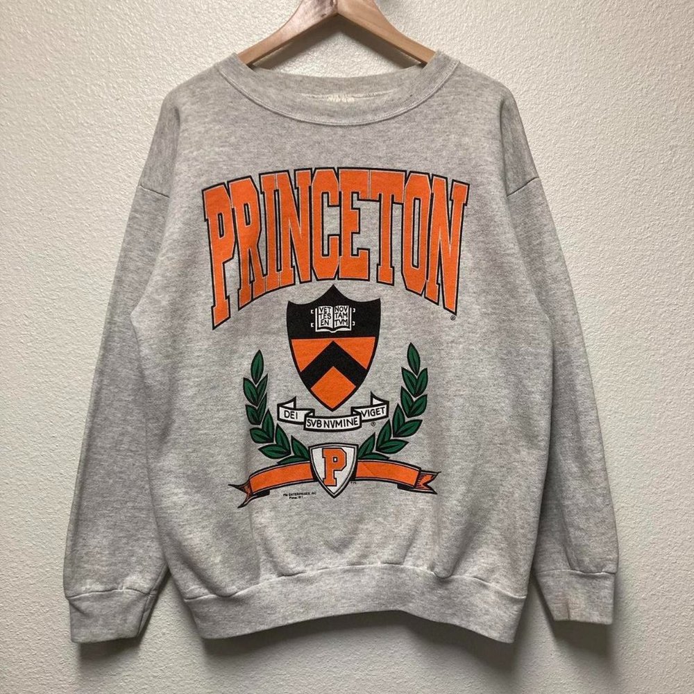 Vintage 90s Princeton University Tultex Crewneck Sweatshirt 🧡